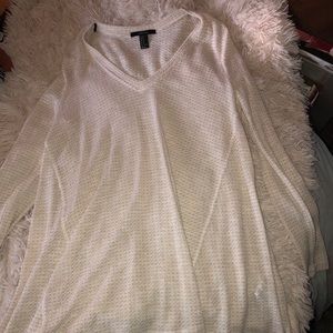 White Long Sleeve Sweater